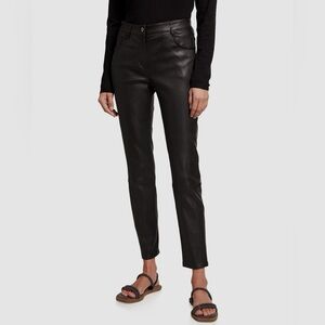 MTWTFSS Brand size small Black Faux skinny Leather Pants trousers. NWOT